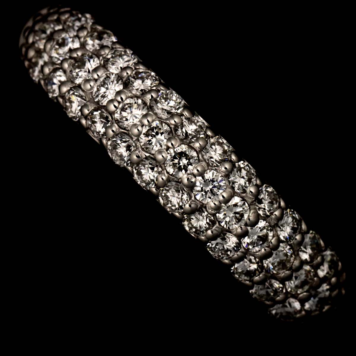 Diamond 0.40ct Ring 18K WG 750 Size4.5(US)