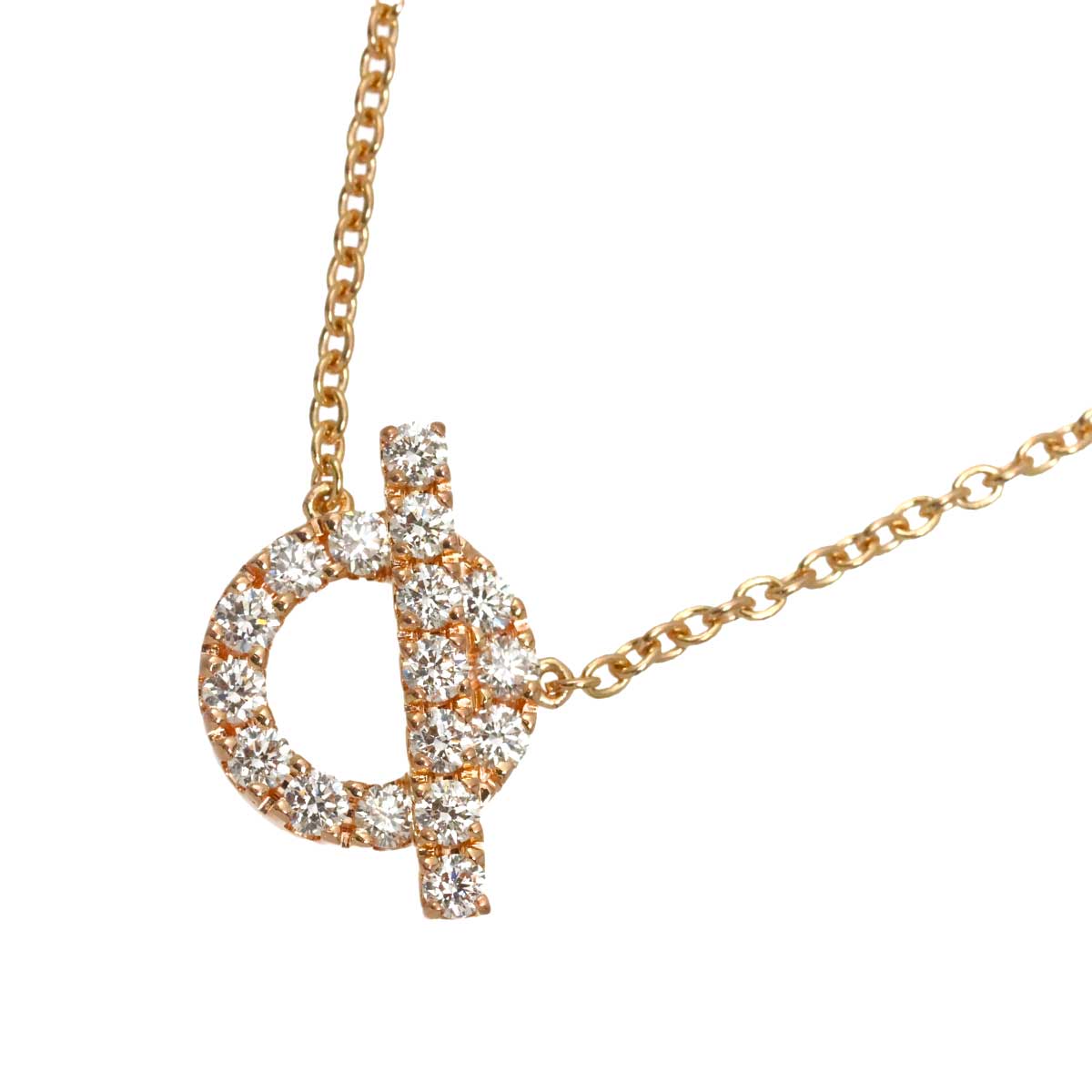Finesse Diamond Necklace 18K Pink Gold 750