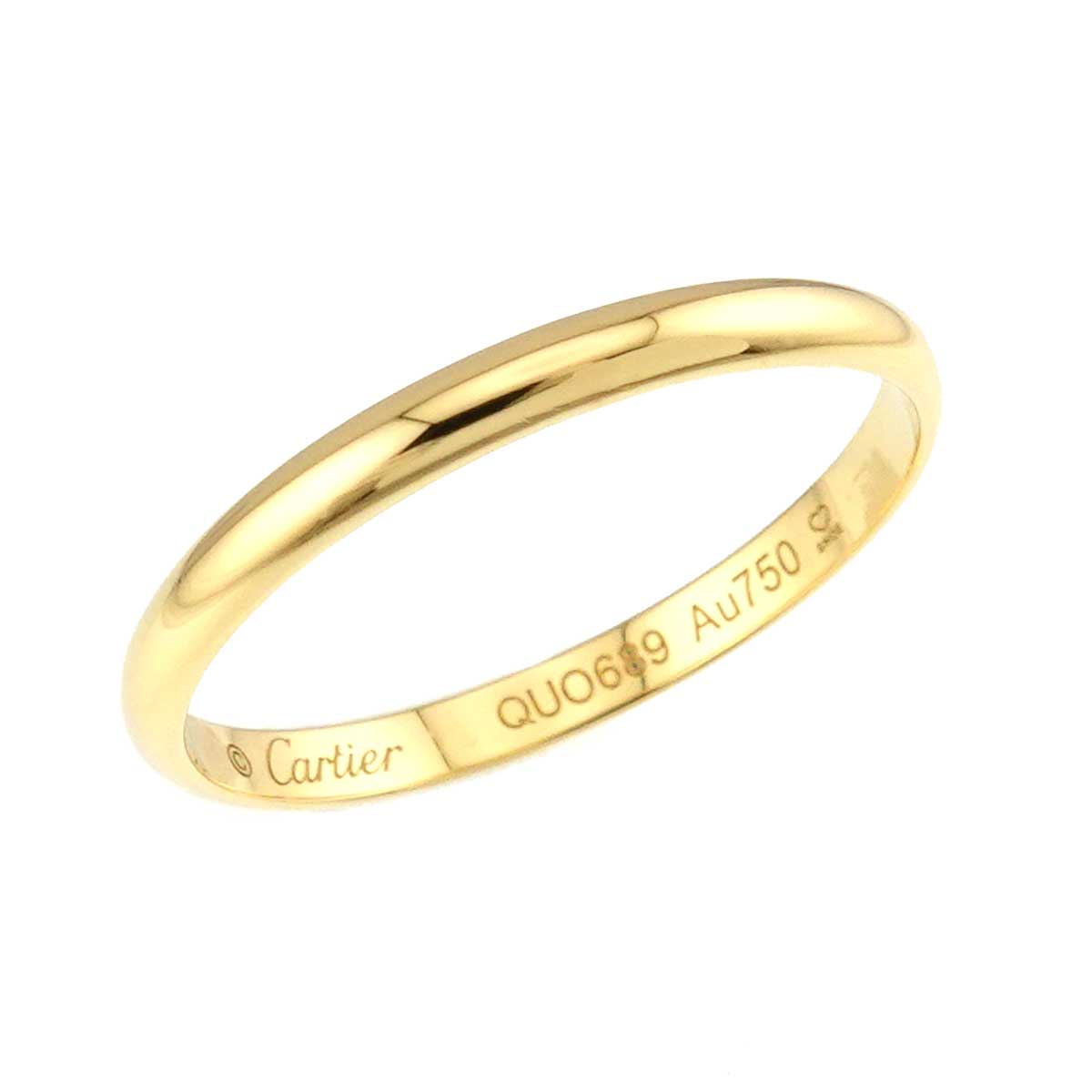 1895 Classic Band Ring 18K YG 750 size62 9.75-10(US)