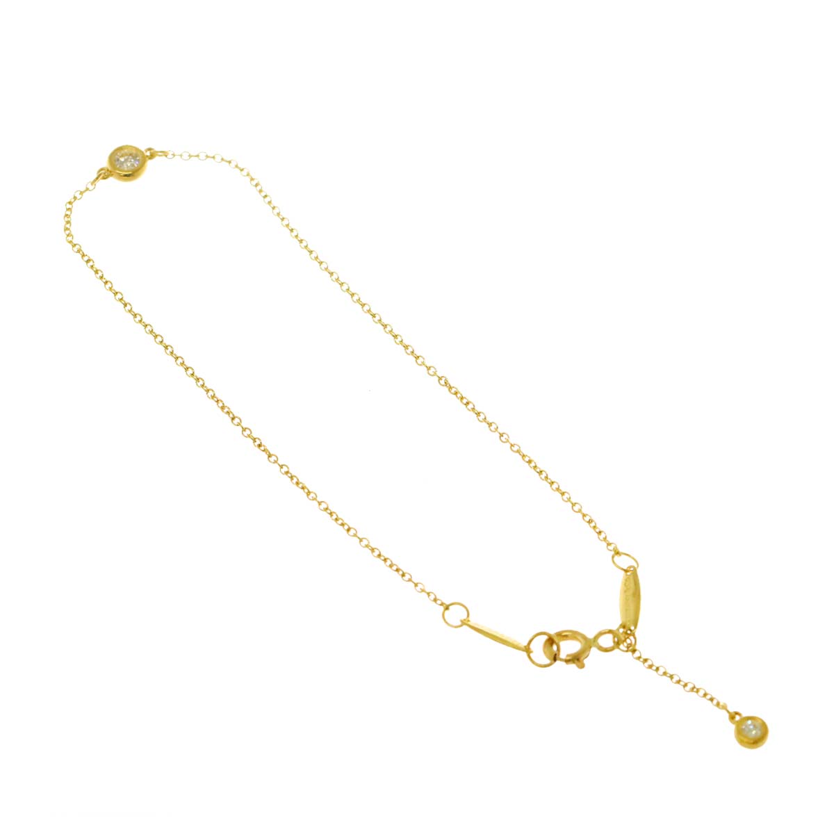 By The Yard Diamond 0.11ct Bracelet 18K Yellow Gold 750