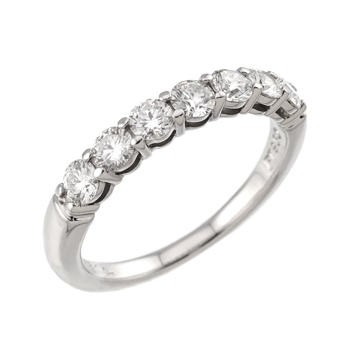 Forever Half Diamond Ring Platinum size5.25(US)
