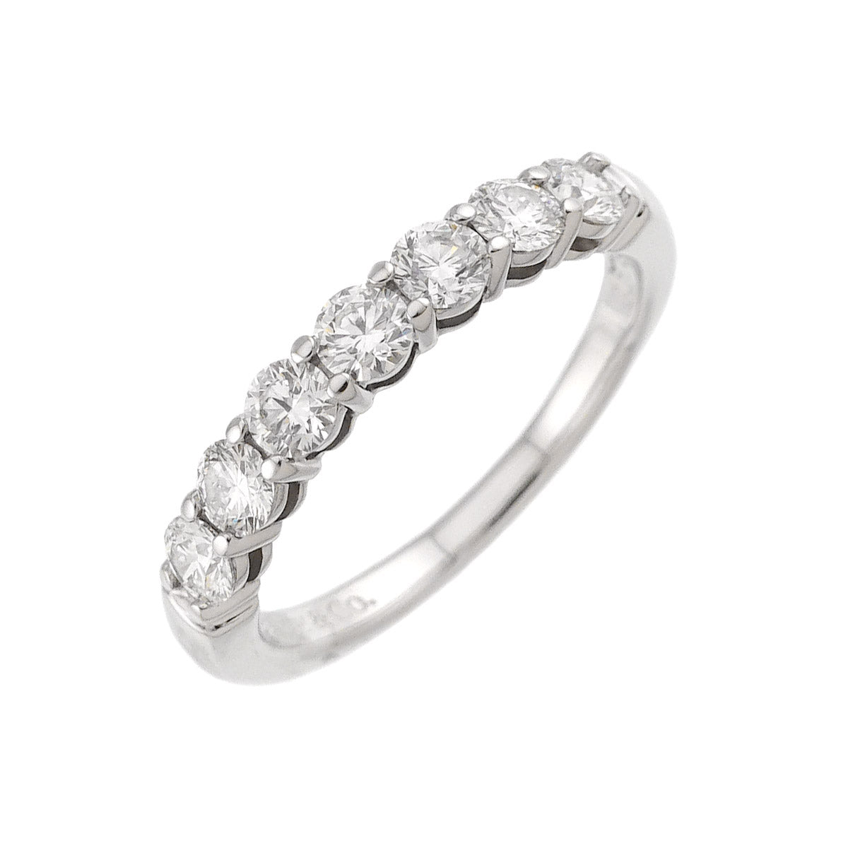 Forever Half Diamond Ring Platinum size5.25(US)