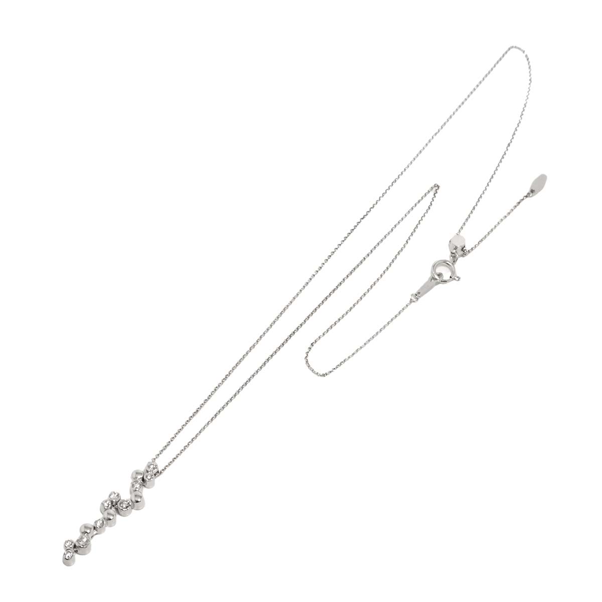 Diamond 0.30ct Necklace 18K WG White Gold 750