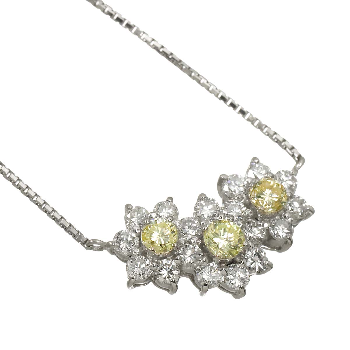 Diamond 1.00ct Necklace Pt Platinum