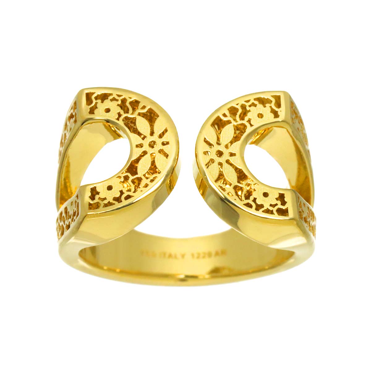 Ring 18K YG 750 Size6.5-6.75(US)