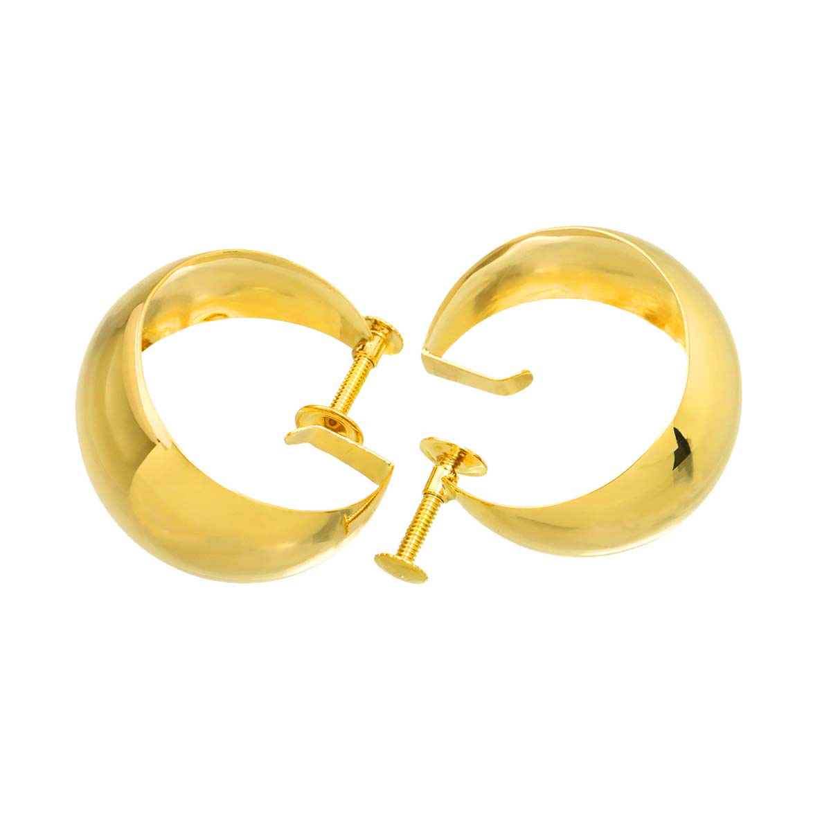 Earrings 18K K18 YG 750