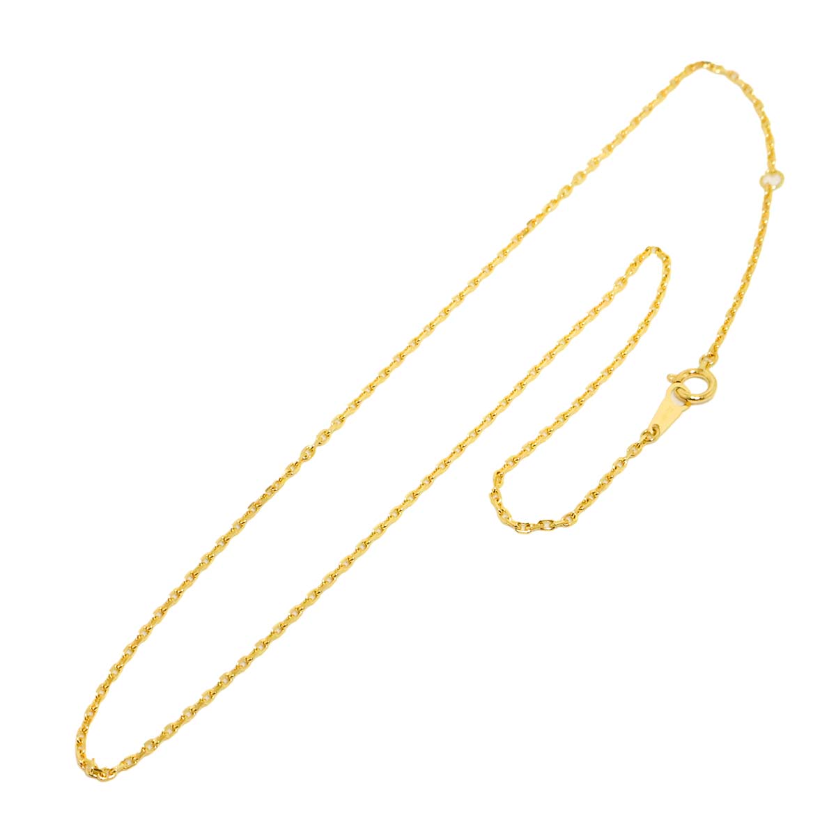 Necklace 18K K18 YG Yellow Gold 750
