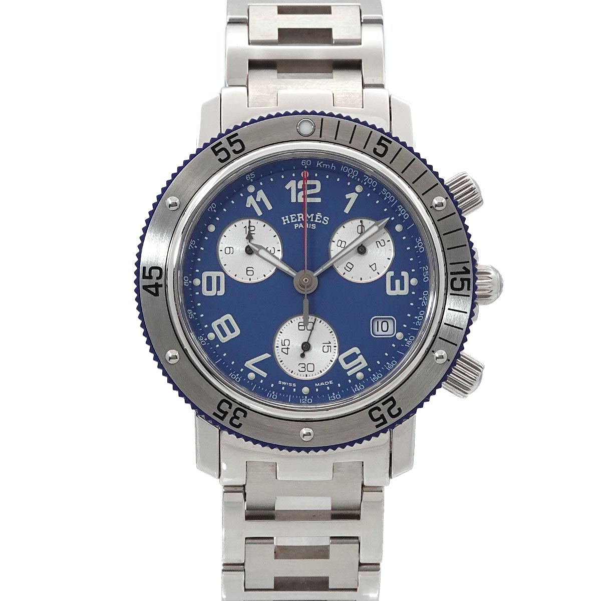 Clipper Diver CL2 917 Chronograph Quartz Blue Dial Mens