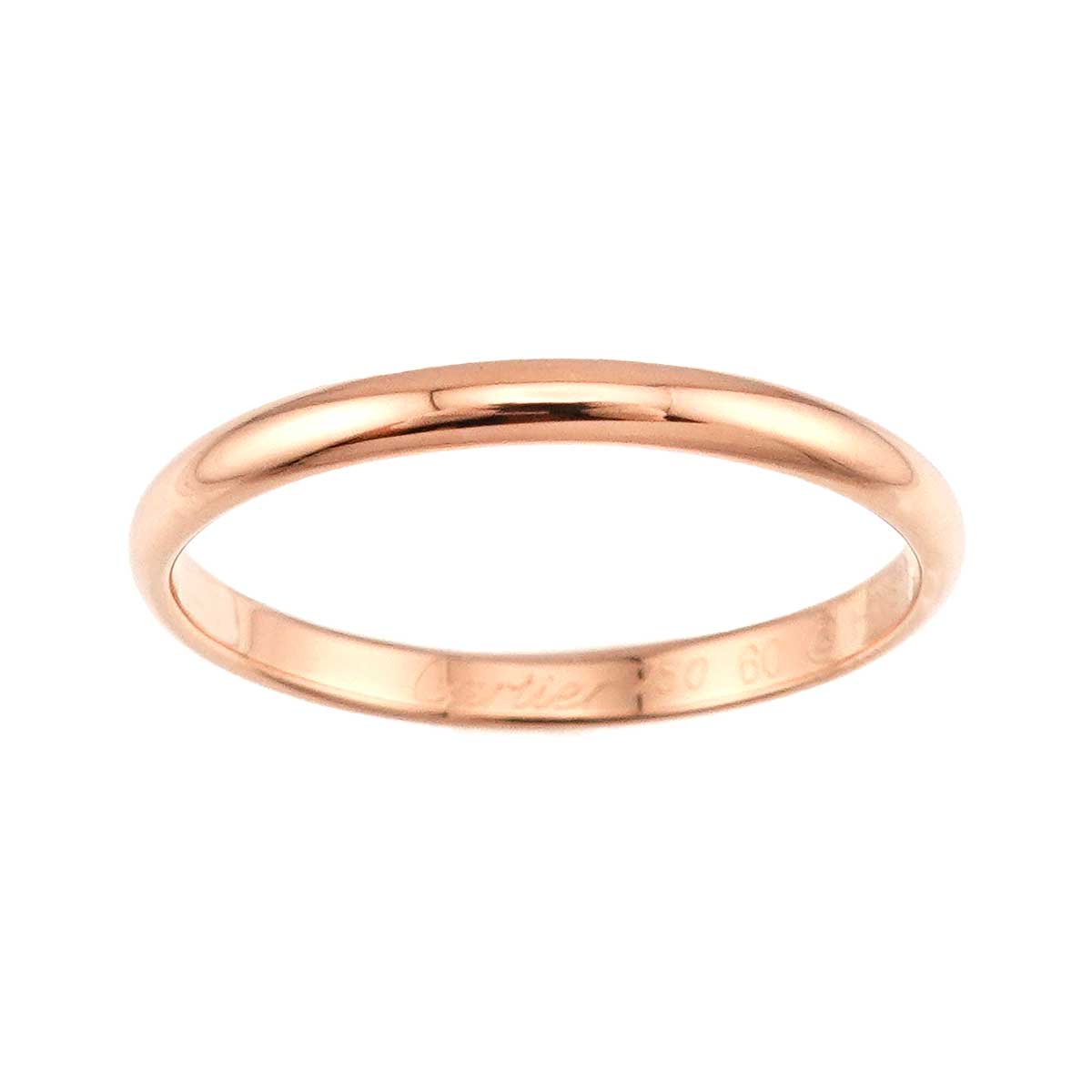 Classic Ring 18K Pink Gold 750 Size60 8.75-9(US)