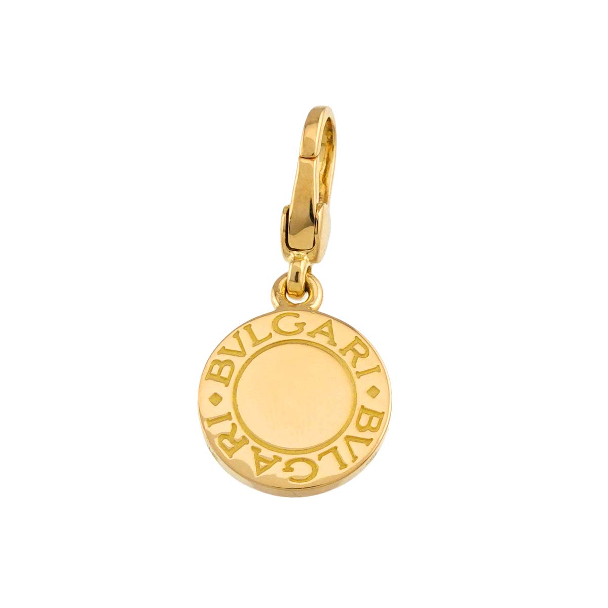 BVLGARIBVLGARI Onyx Pendant Top Charm 18K YG 750