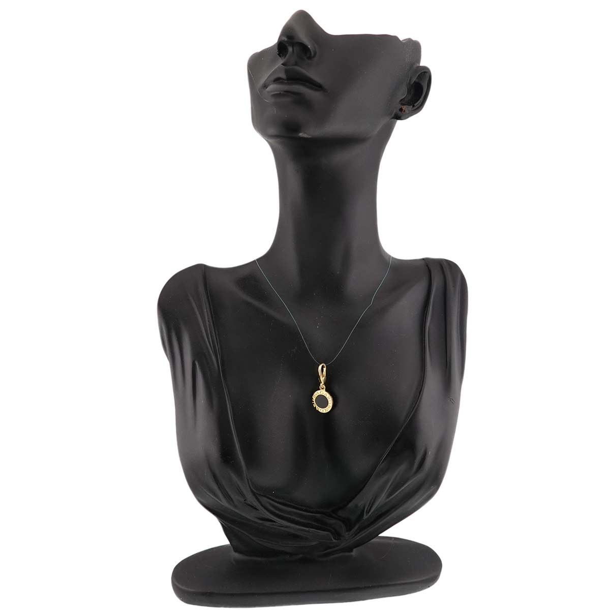 BVLGARIBVLGARI Onyx Pendant Top Charm 18K YG 750