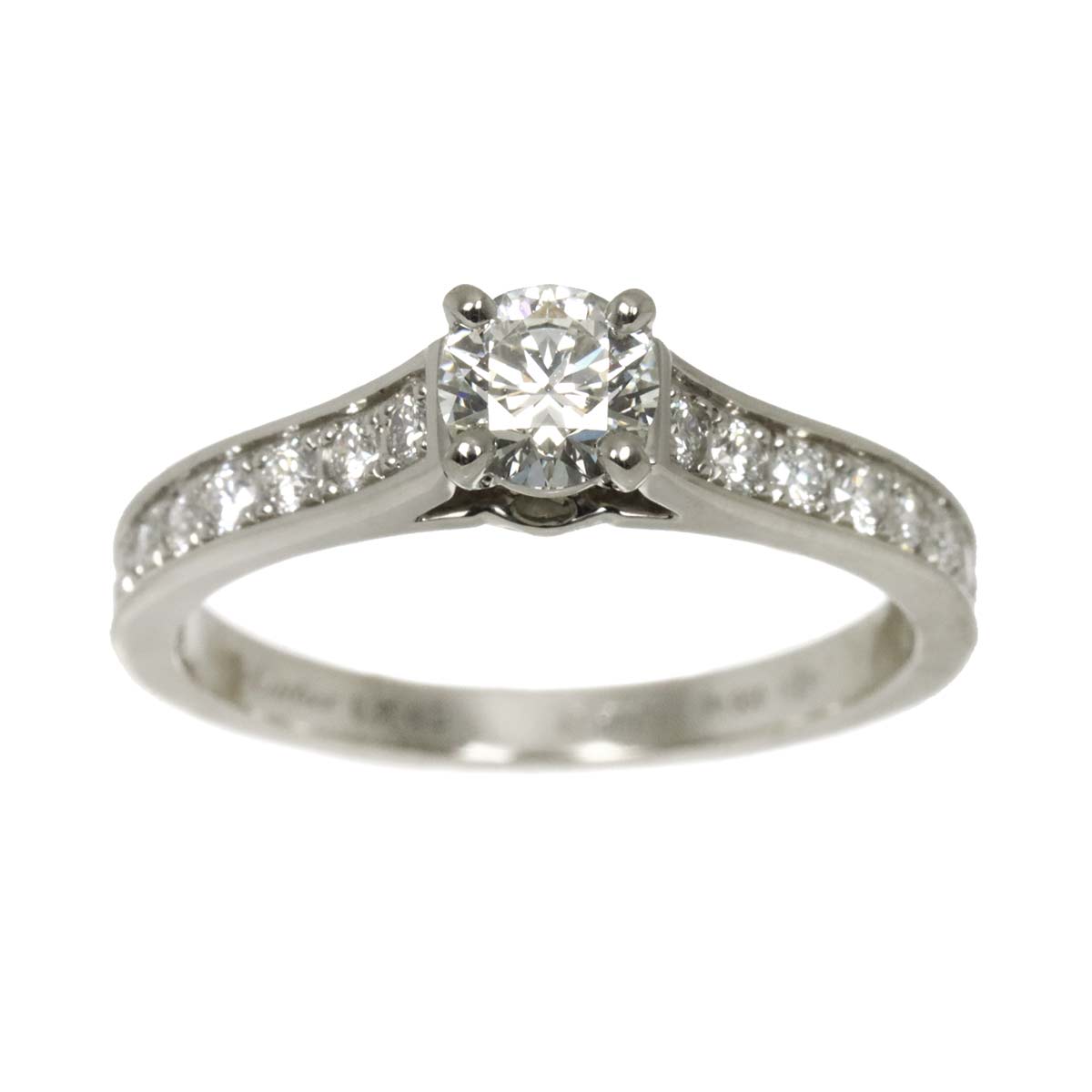 Diamond 0.31ct Ring Platinum size47 4(US)