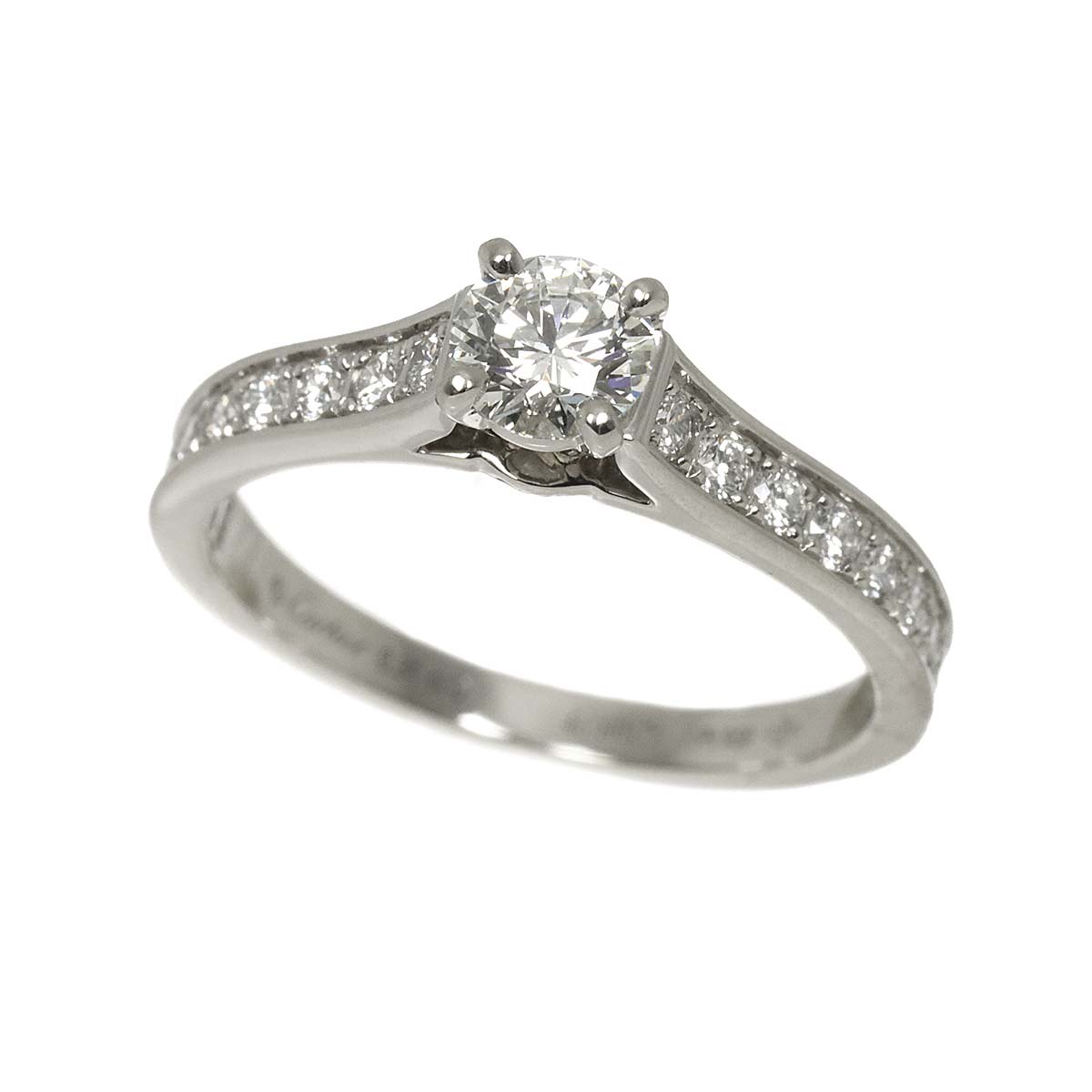 Diamond 0.31ct Ring Platinum size47 4(US)