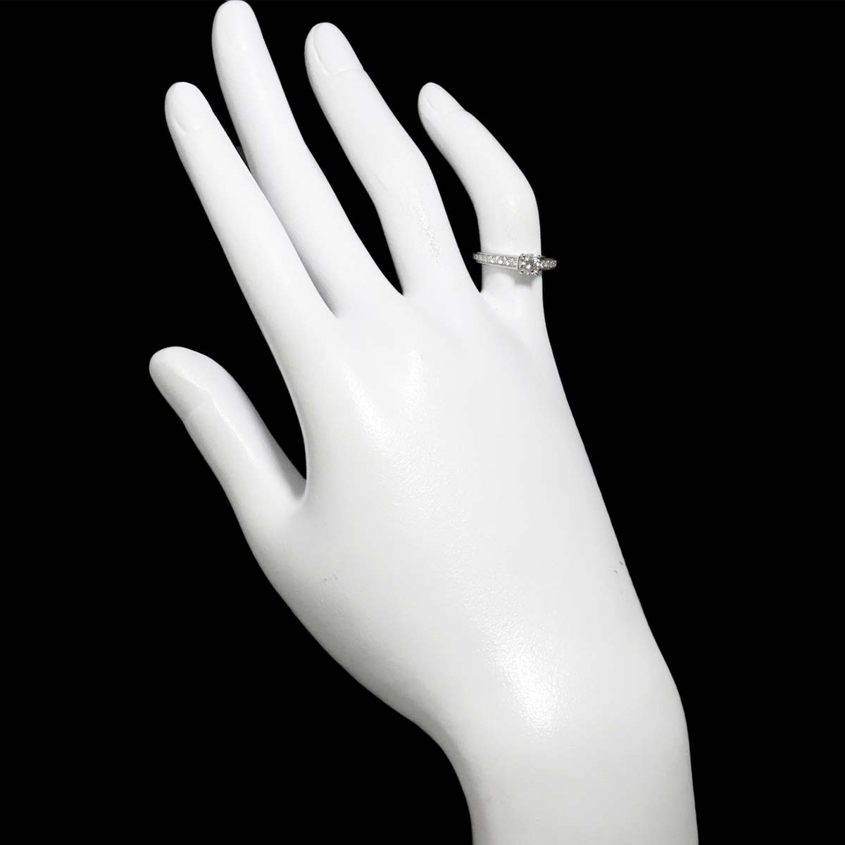 Diamond 0.31ct Ring Platinum size47 4(US)