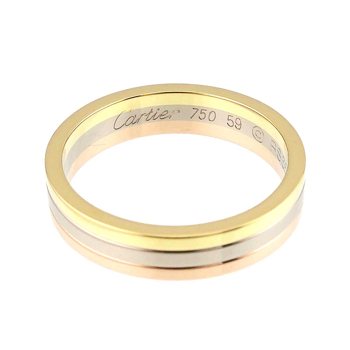 Vendome Ring 18K YG WG PG 750 size59 8.25-8.75(US)