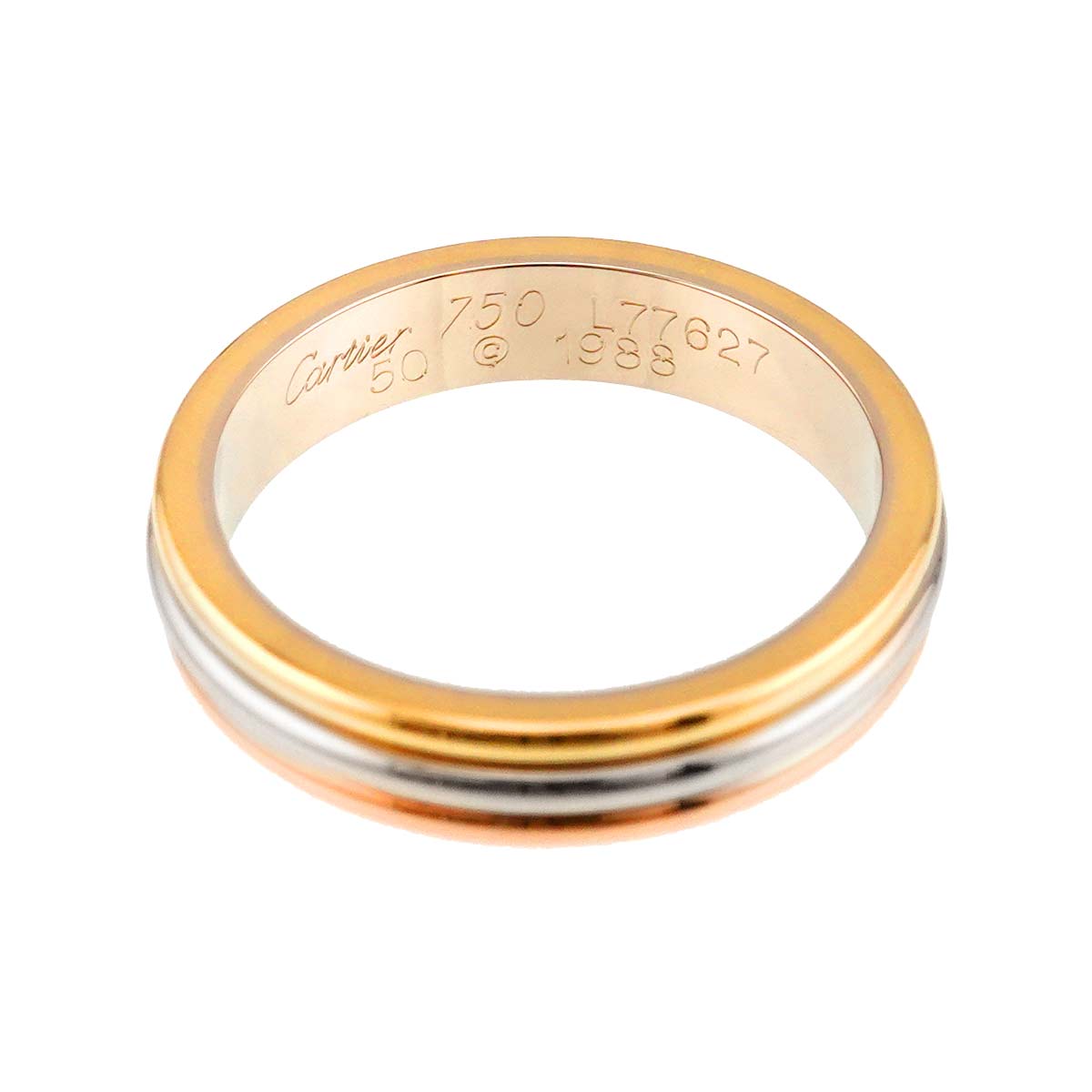 Vendome Ring 18K YG WG PG 750 size50 5-5.25(US)