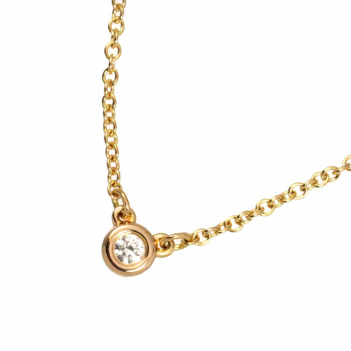 By The Yard Diamond Necklace 18K PG 750