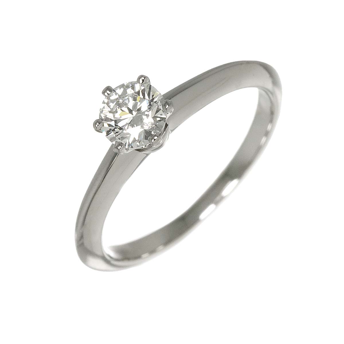 Diamond 0.38ct Ring Pt 4.5(US)