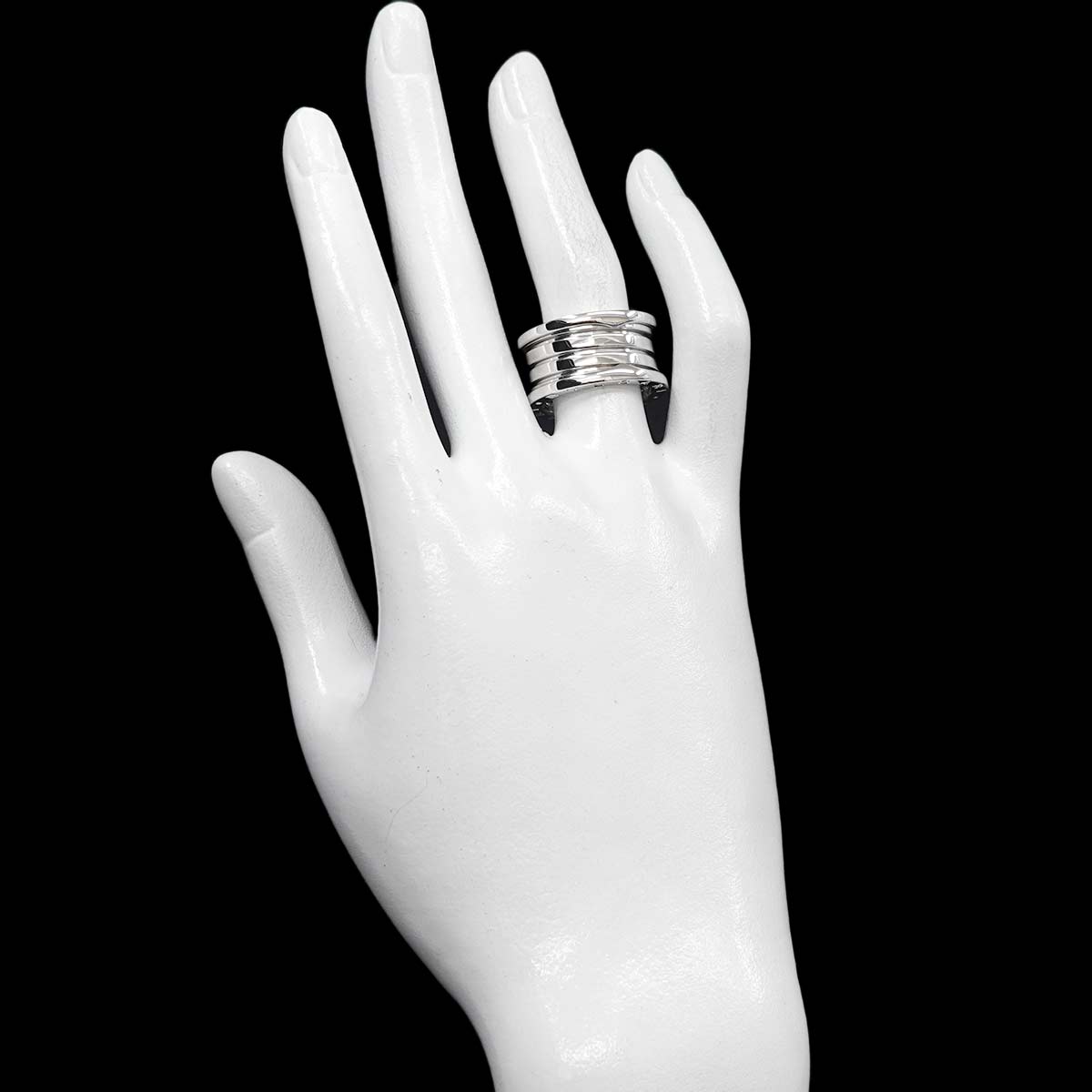 B-ZERO1 4 BAND Ring 18K White Gold 750 Size55 6.75-7.25(US)
