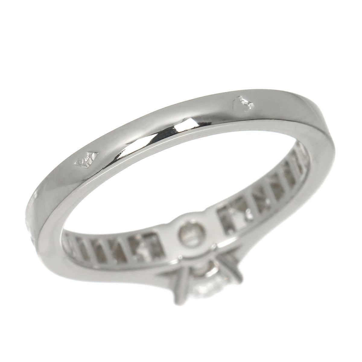 Half Diamond 0.41ct Ring Pt size48 4.5(US)