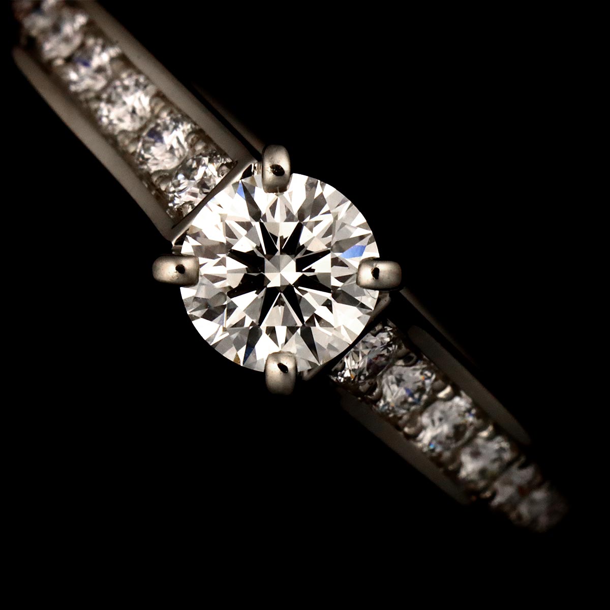 Half Diamond 0.41ct Ring Pt size48 4.5(US)