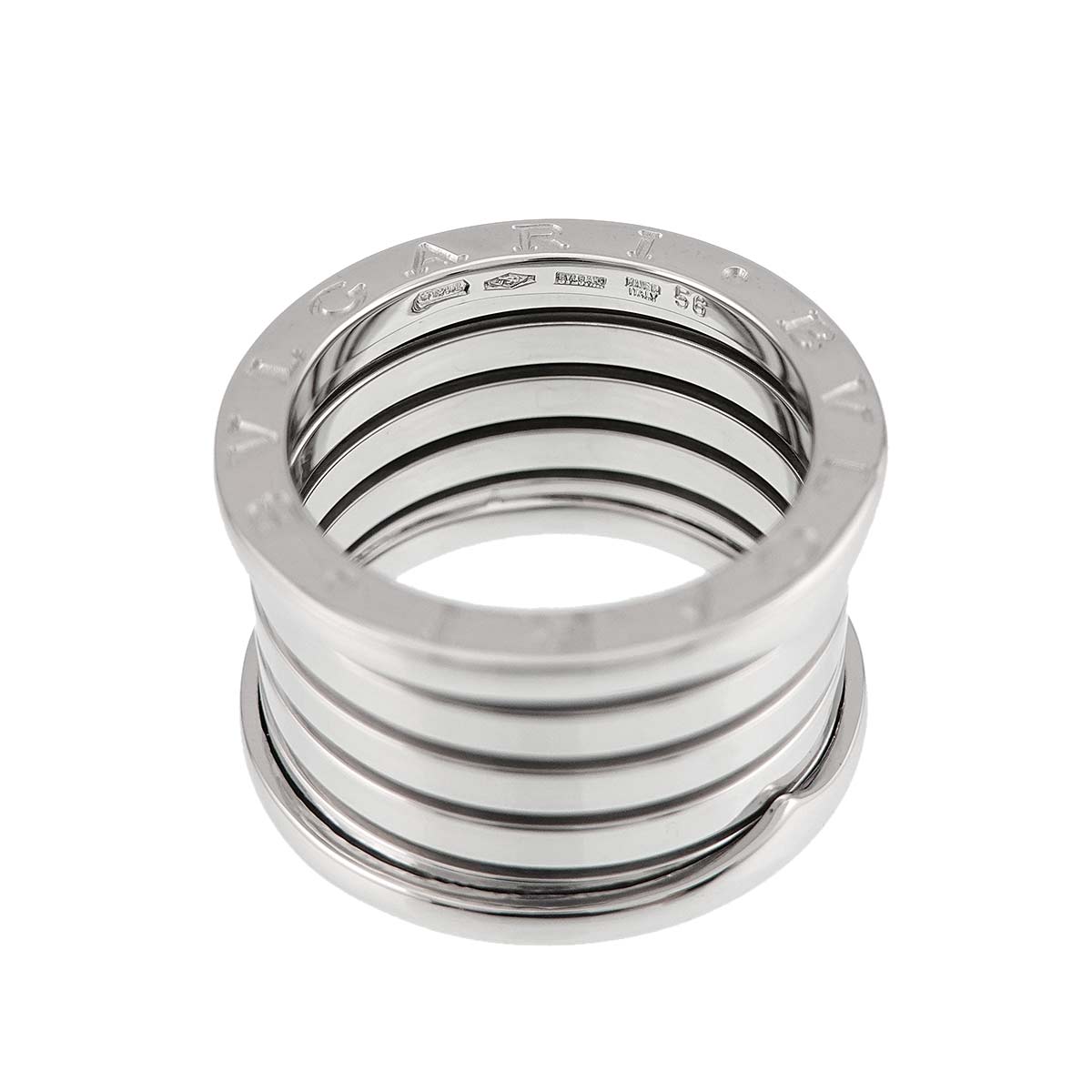 B-ZERO1 5 BAND Ring 18K White Gold 750 Size56 7.25(US)