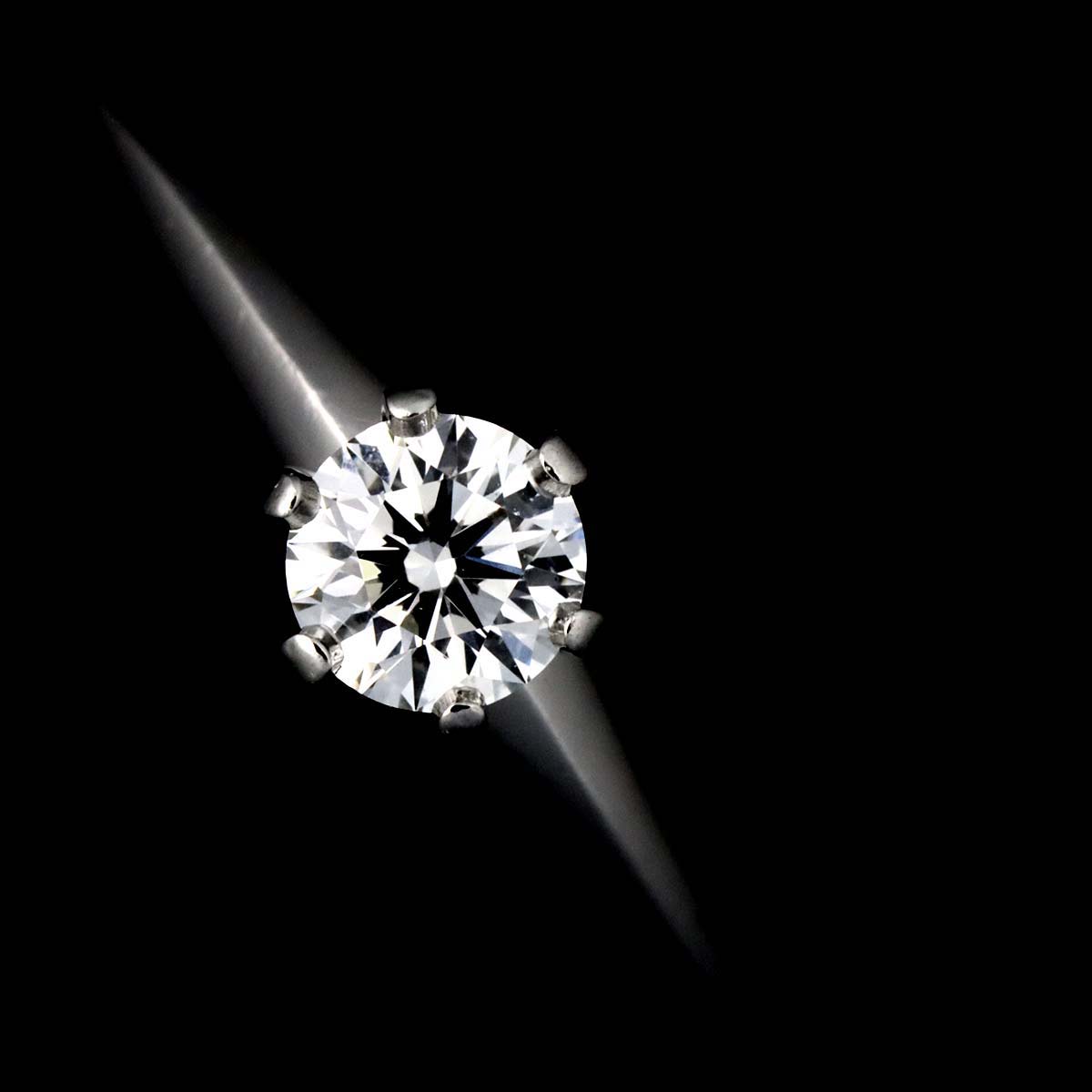 Diamond 0.23ct Ring Pt 4.75-5(US)