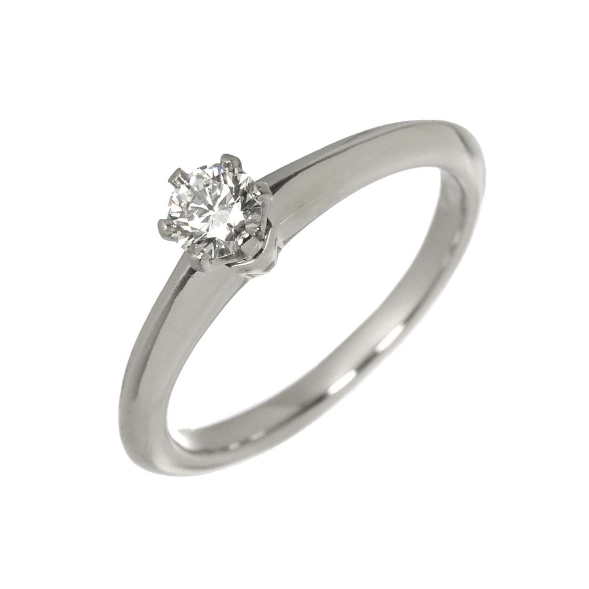 Diamond 0.23ct Ring Pt 4.75-5(US)