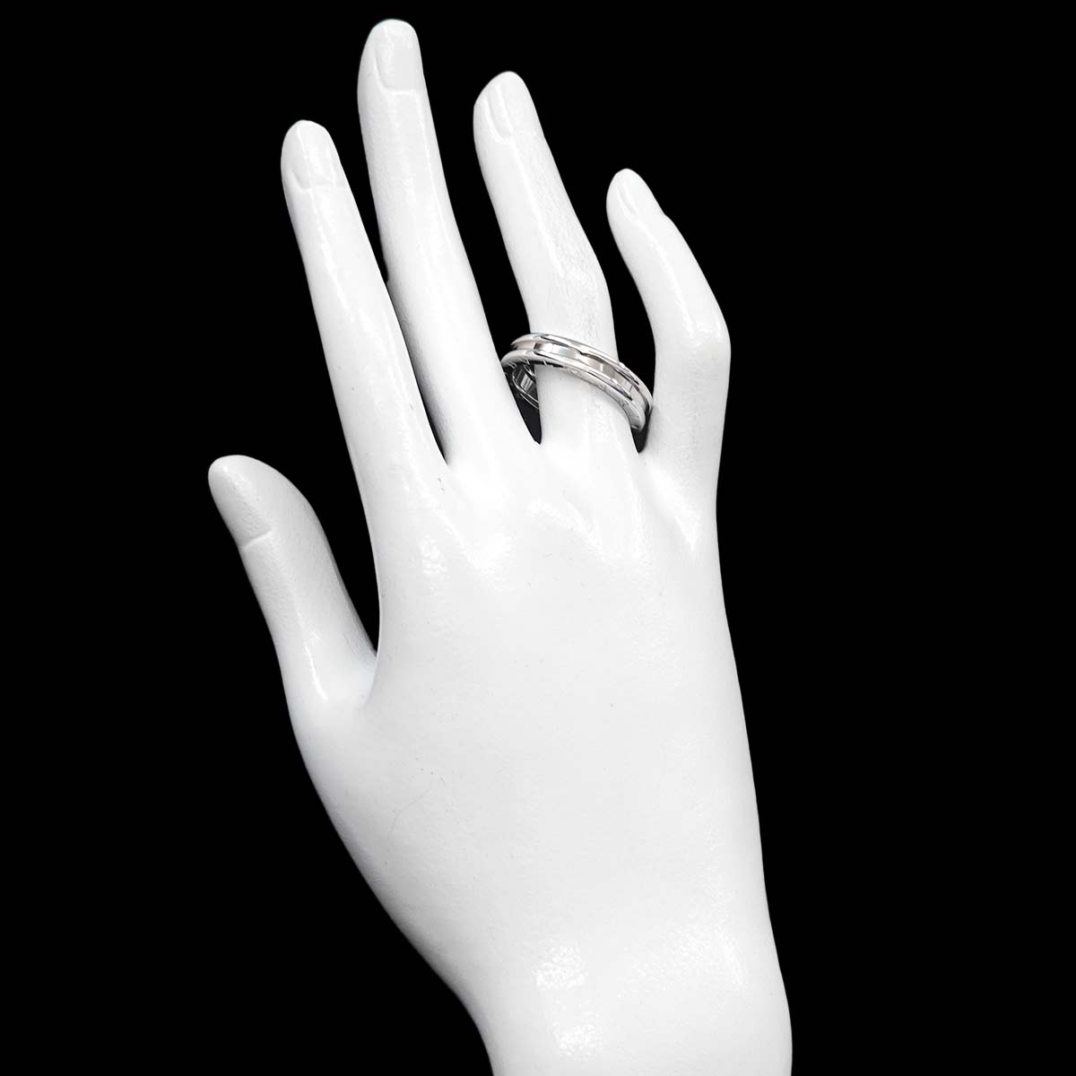 B-ZERO1 1 BAND Ring 18K White Gold 750 Size63 10.25(US)