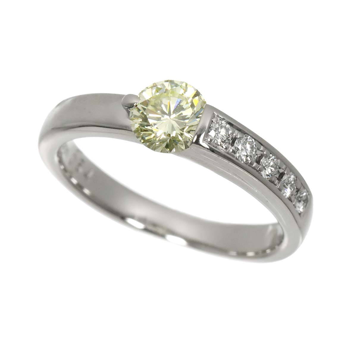 Diamond 0.54/0.09ct Ring Pt Platinum Size5.25(US)