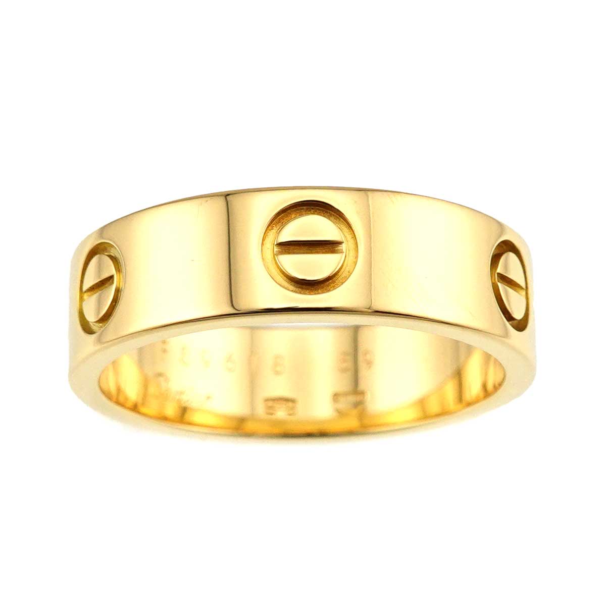 Love Ring 18K Yellow Gold 750 size59 8.25(US)
