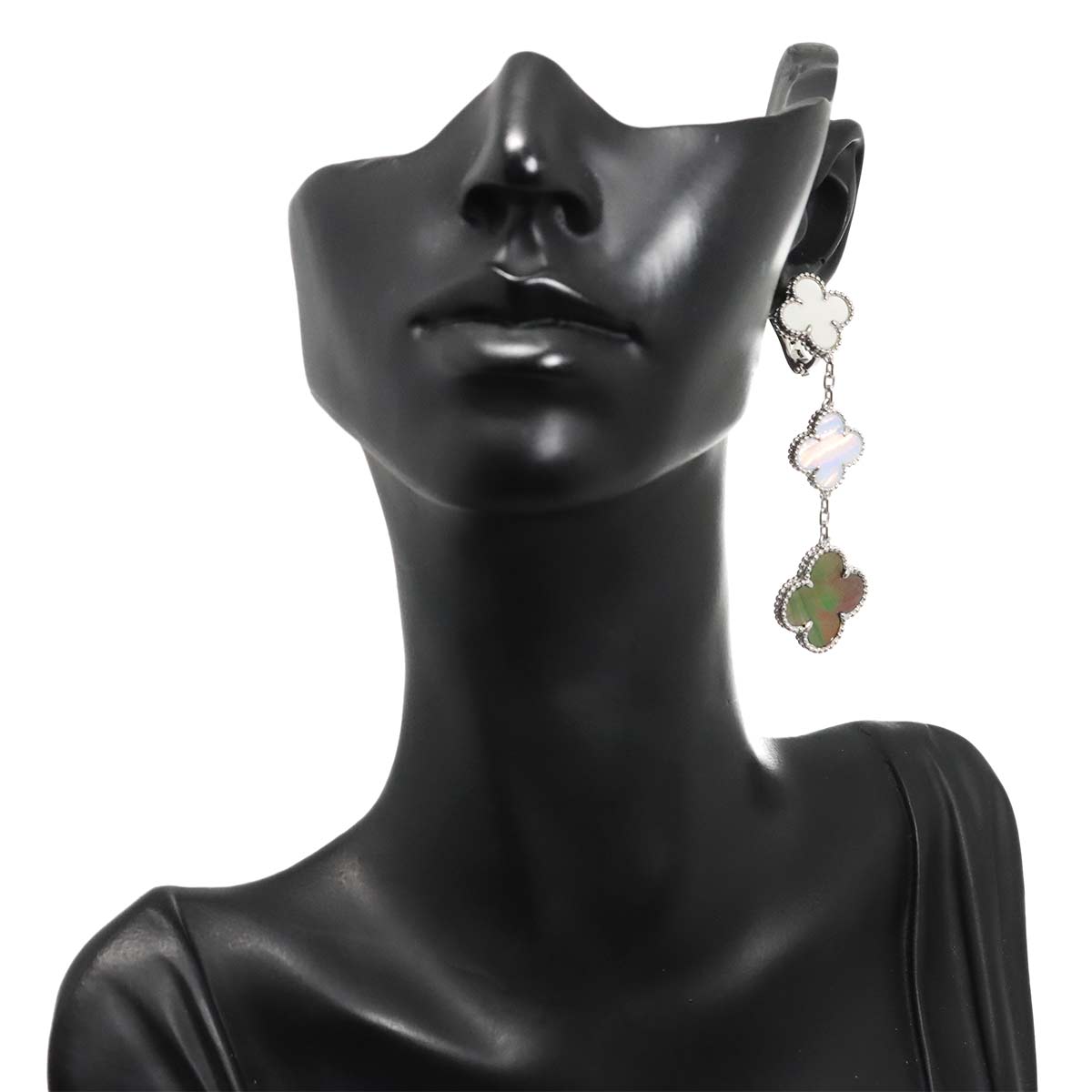 Magic Alhambra Earrings Pierced 18K 750 One Piece only