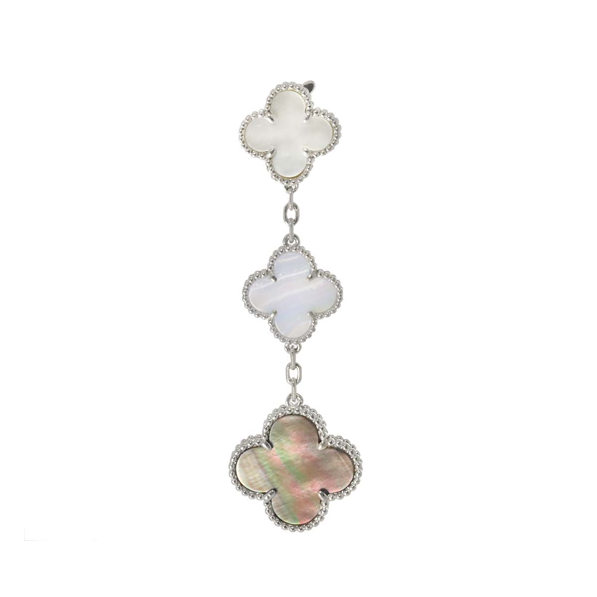 Magic Alhambra Earrings Pierced 18K 750 One Piece only
