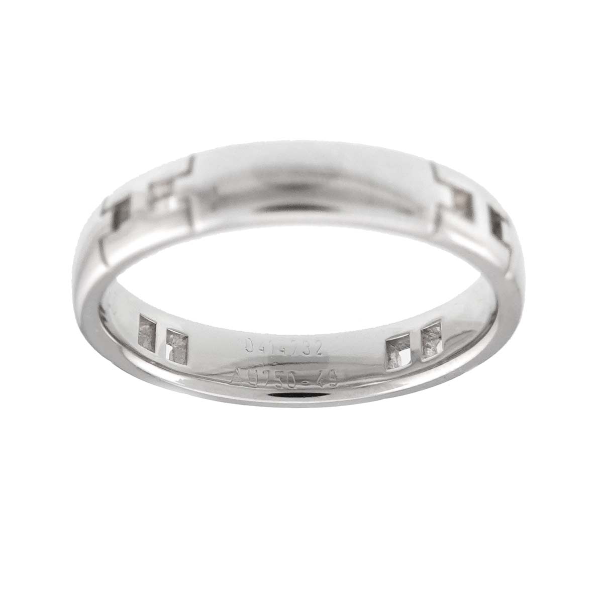 Hercules Ring 18K White Gold 750 Size49 4.75-5(US)