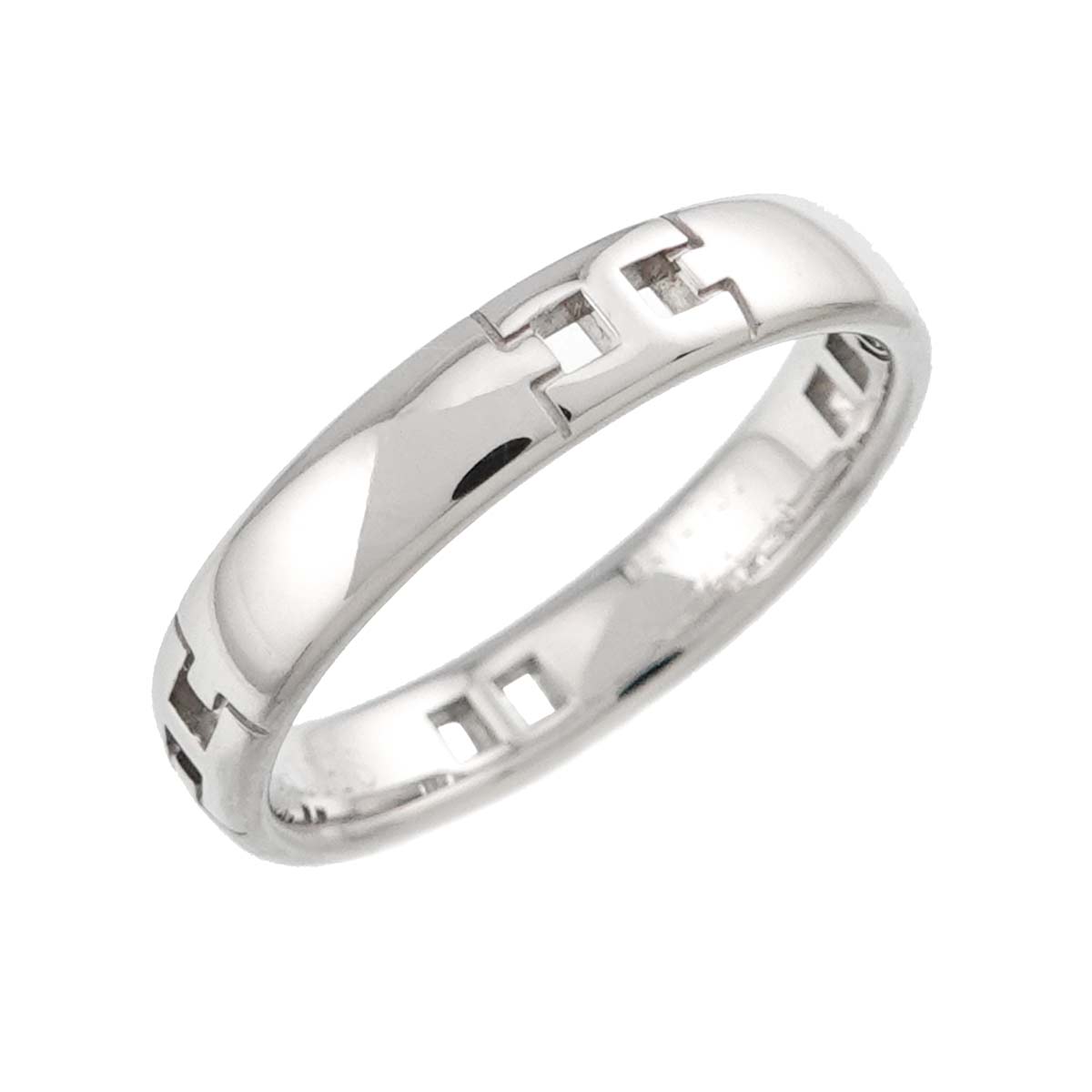 Hercules Ring 18K White Gold 750 Size49 4.75-5(US)