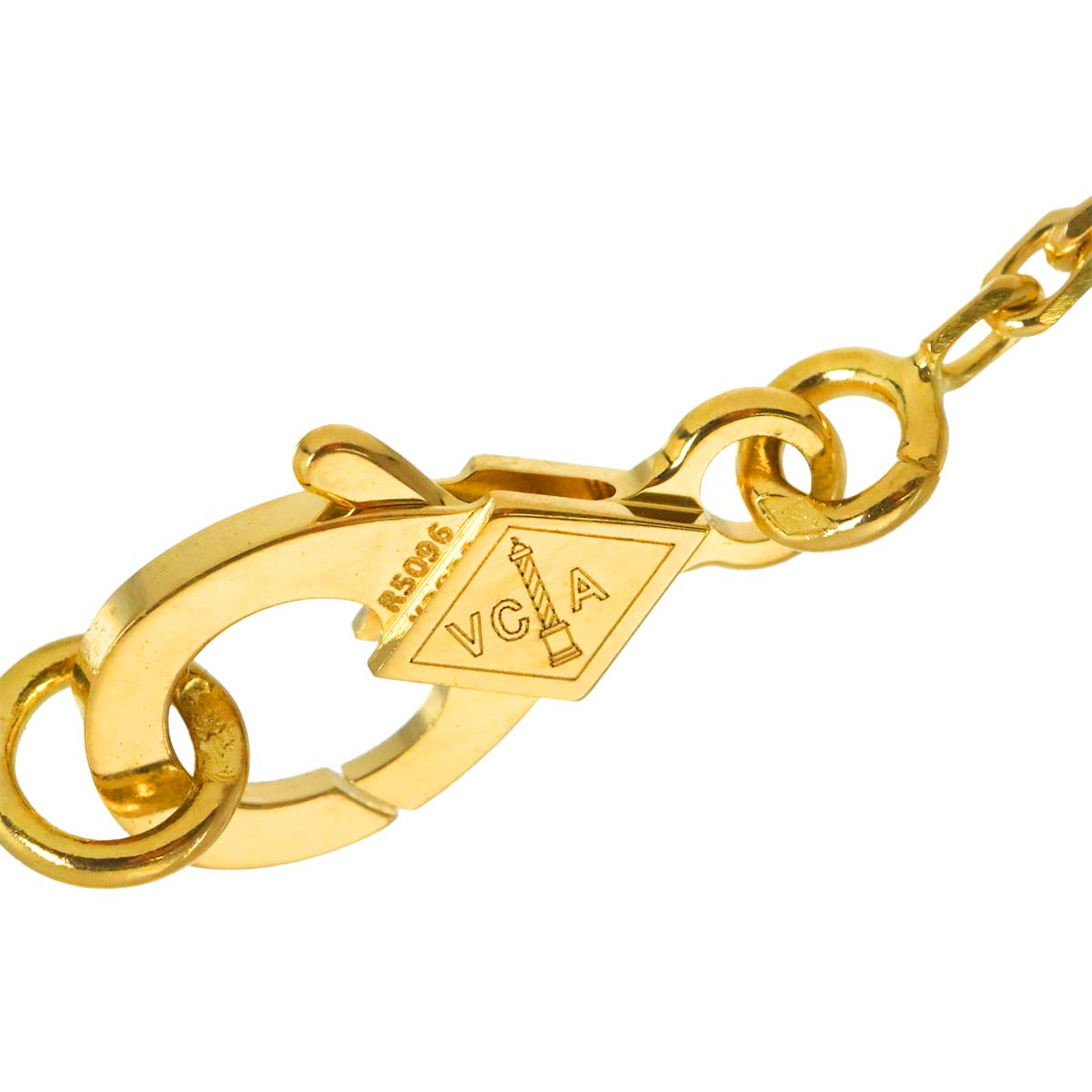Vintage Alhambra MOP Necklace 18K YG 750