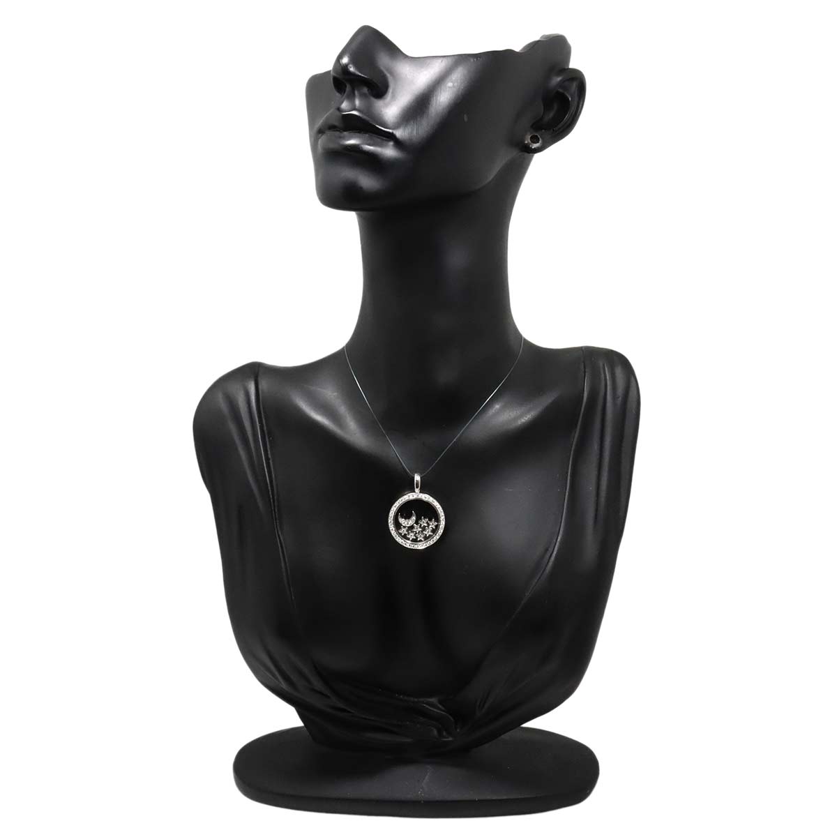 Happy Diamond Pendant Top 18K White gold 750
