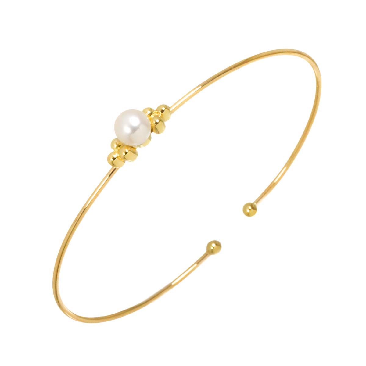 Akoya Pearl 6.3mm Bracelet 18K YG 750
