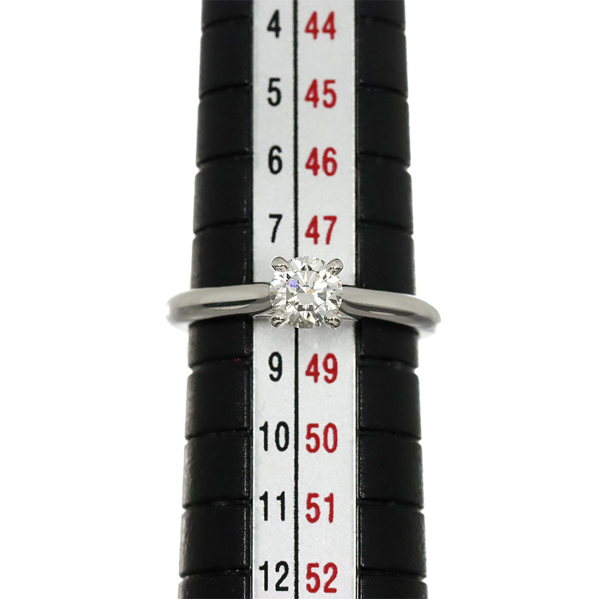 Diamond 0.40ct H/VVS1/3EX Ring Pt Size48 4.5(US)