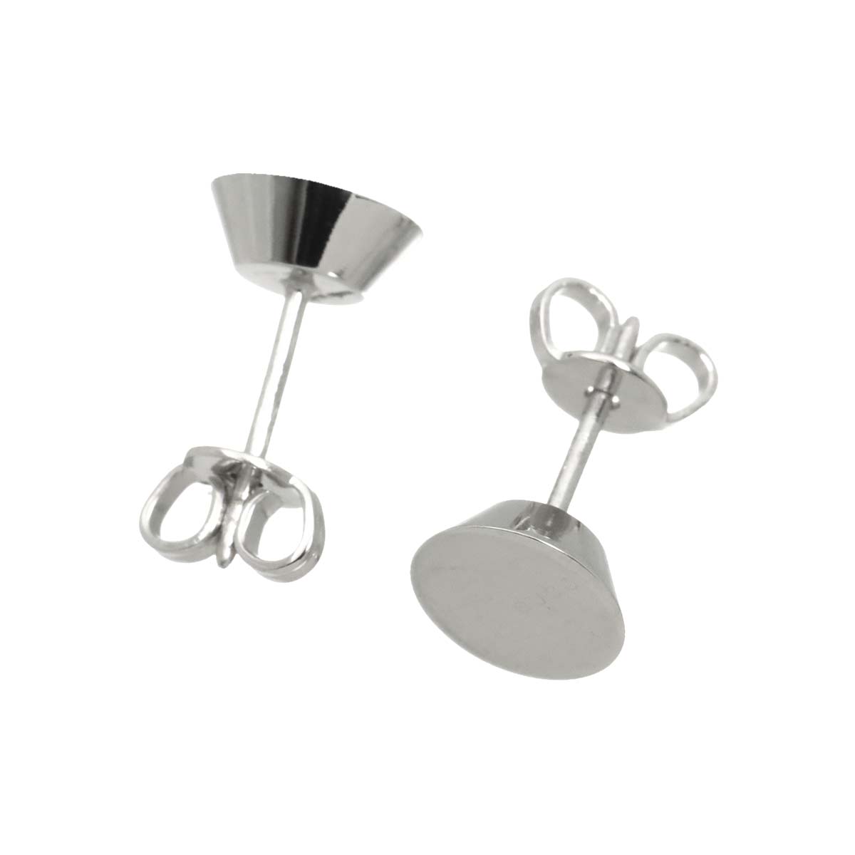 Earrings Pierced 18K White Gold 750