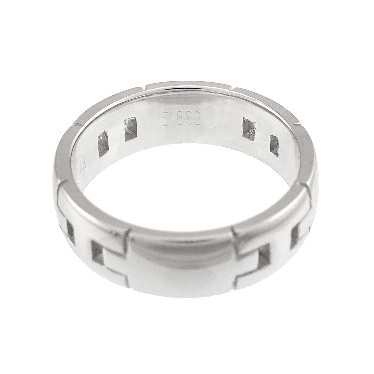 Hercules Ring 18K White Gold 750 Size48 4-4.5(US)