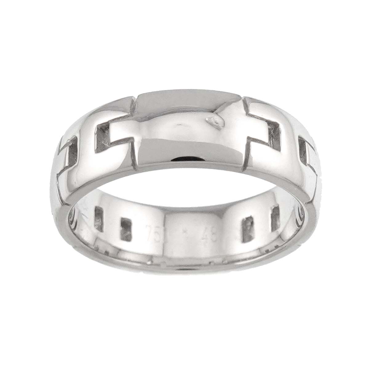 Hercules Ring 18K White Gold 750 Size48 4-4.5(US)