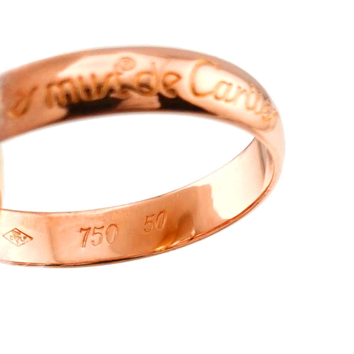 Trinity MM Ring 18K YG WG PG 750 Size50 5.25(US)