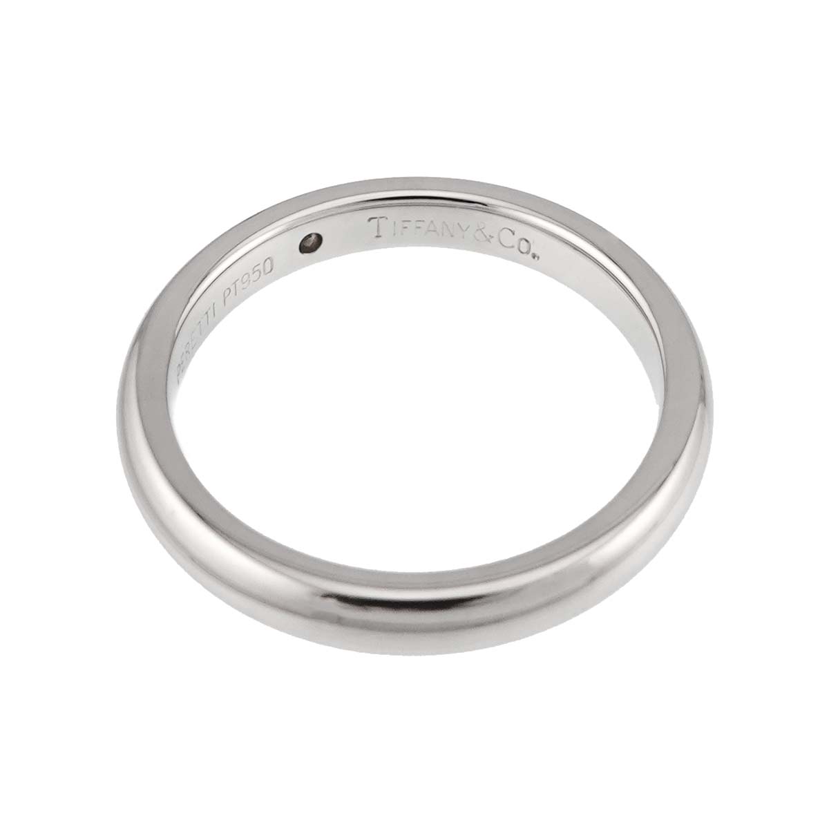 Stacking Band Ring Diamond 1P Platinum Size5.25-5.5(US)