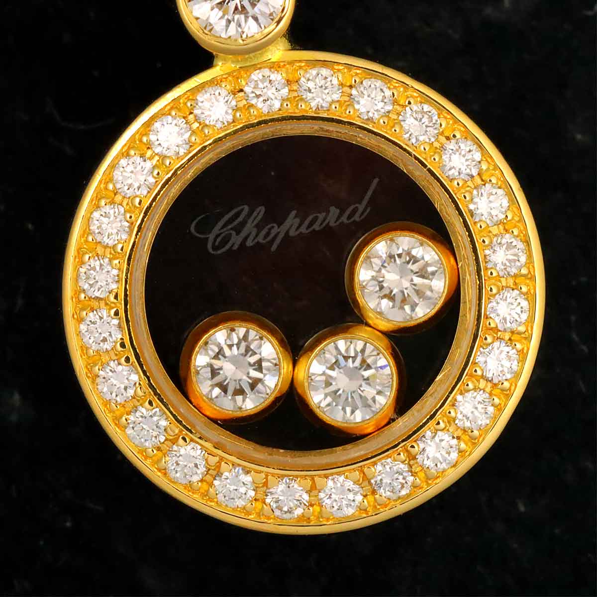 Happy Diamond Necklace 18K Yellow Gold 750