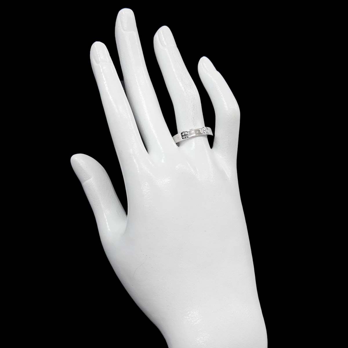 Icon Ring 18K WG White Gold 750 Size18 8-8.25(US)