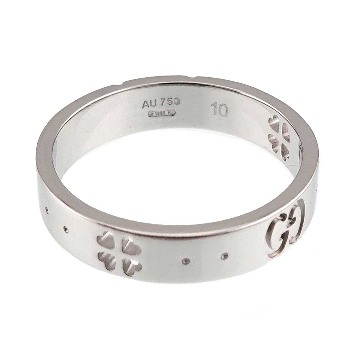 Icon Ring 18K WG White Gold 750 Size10 5-5.25(US)