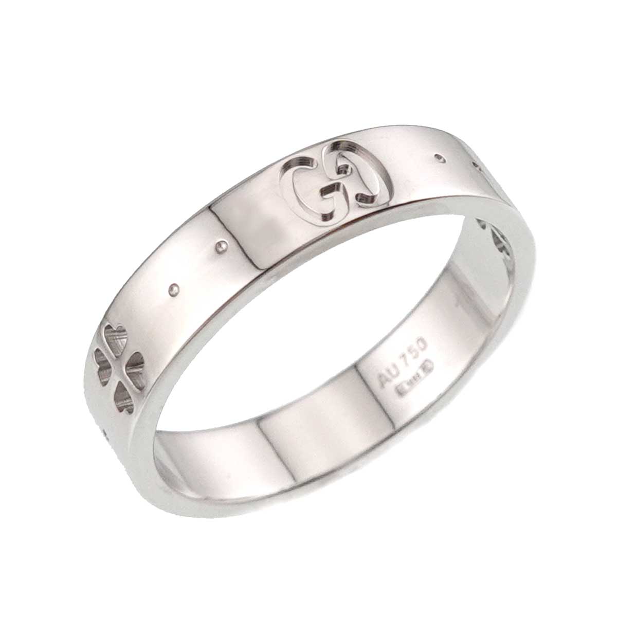Icon Ring 18K WG White Gold 750 Size10 5-5.25(US)