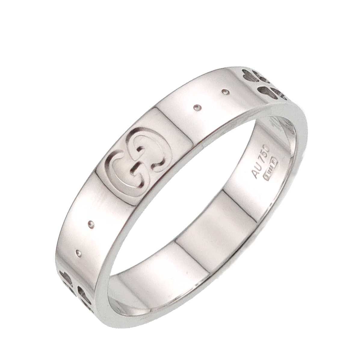 Icon Ring 18K WG White Gold 750 Size10 5-5.25(US)