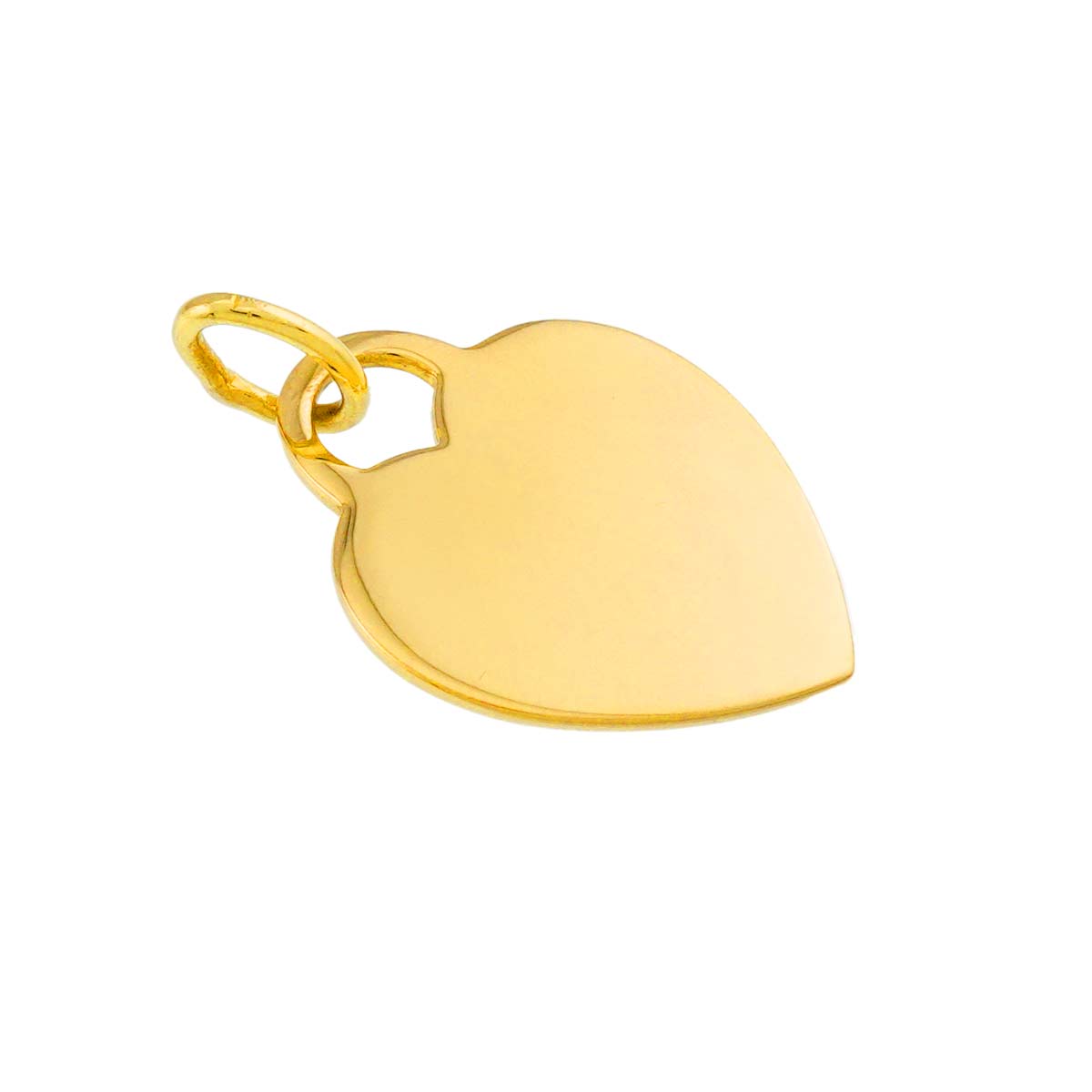 Return to Heart tag Pendant Top 18K Yellow Gold 750